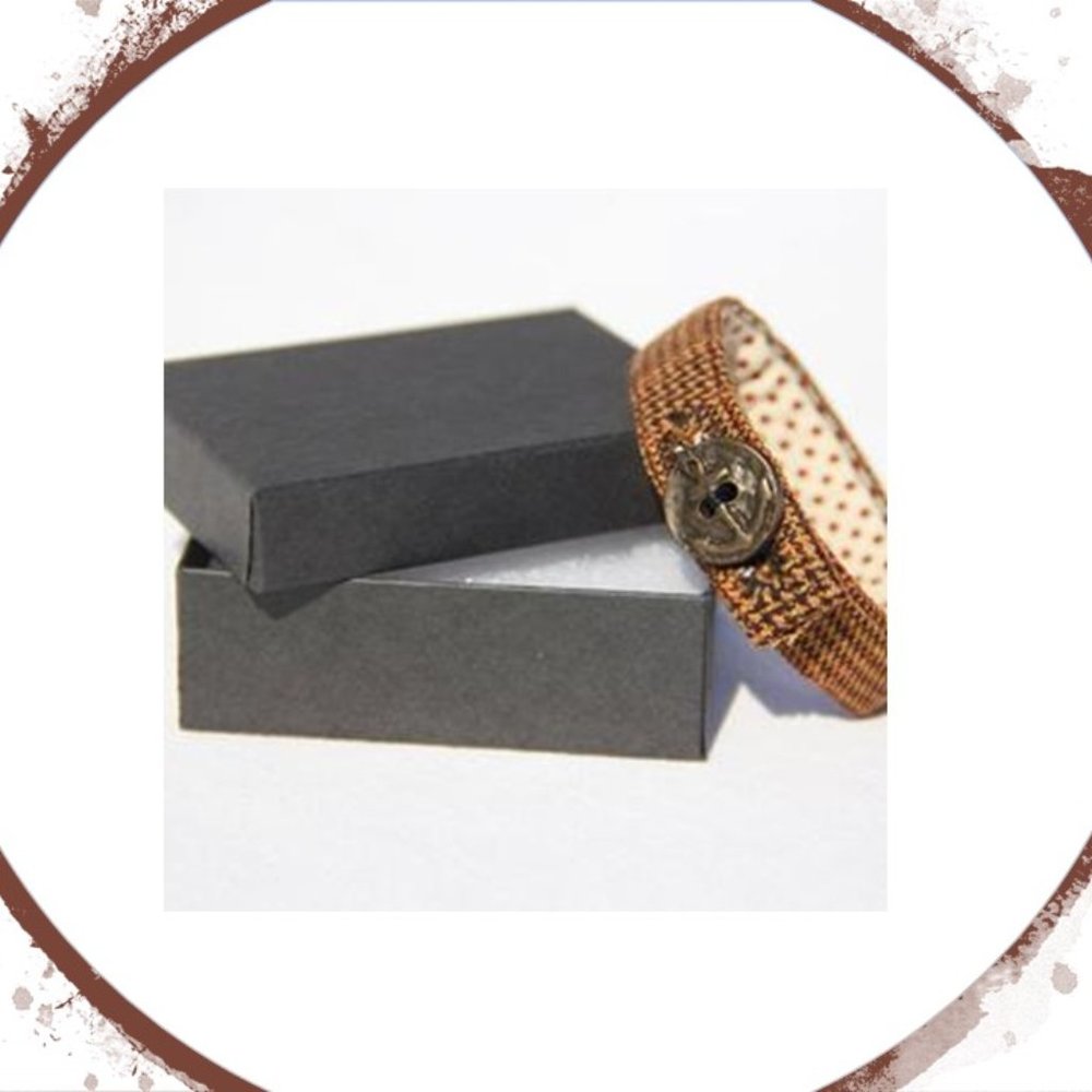Nautical Material Anchor Bracelet